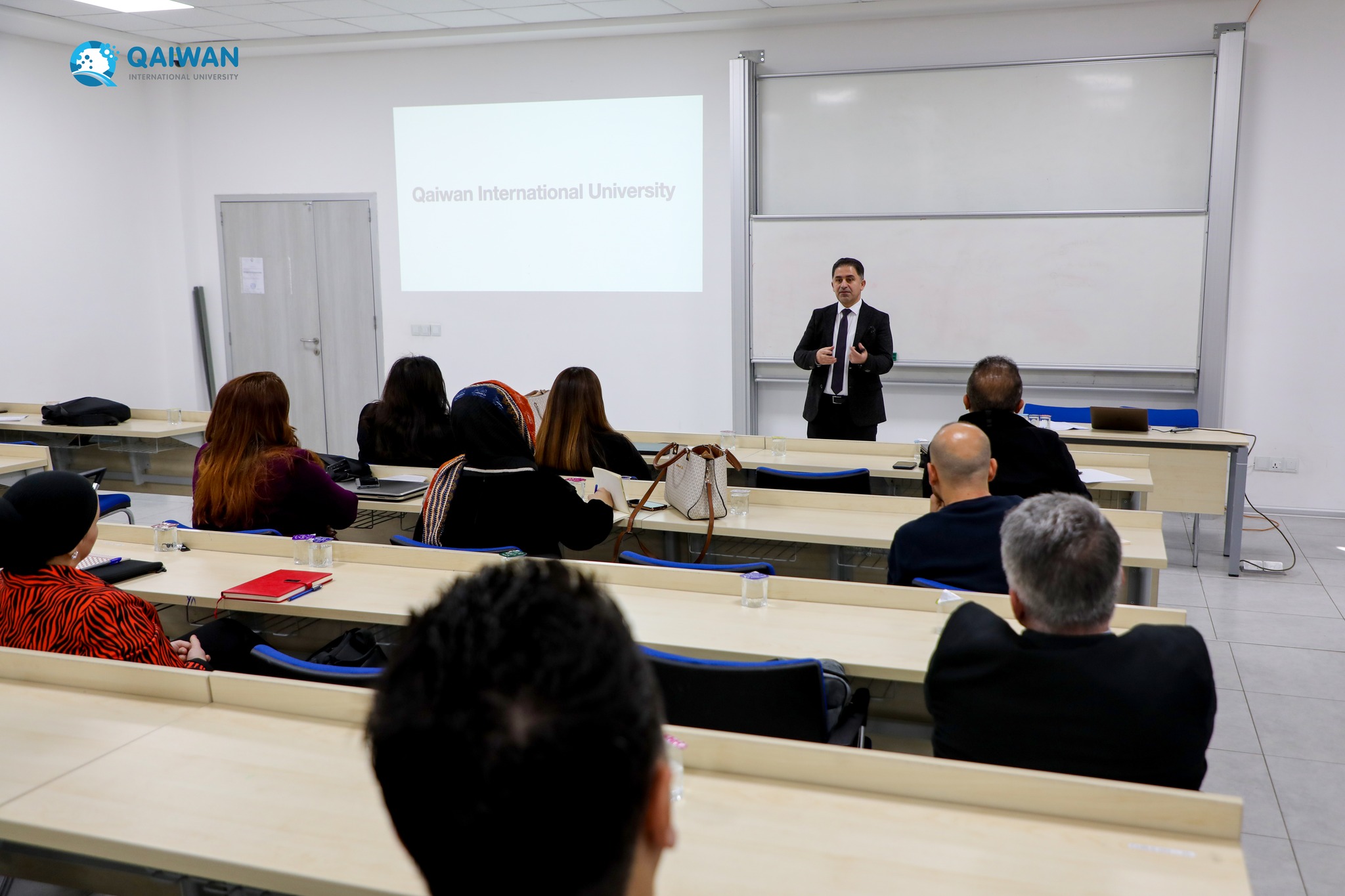 Conducting the first course of pedagogical at Qaiwan International University